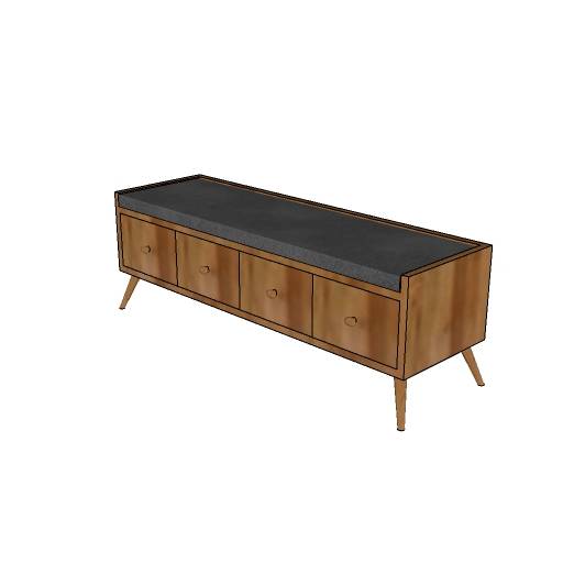 Bench with Drawers