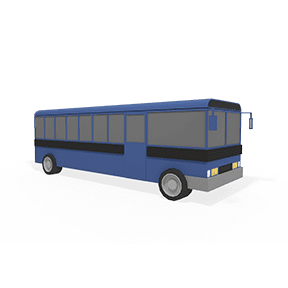 Low Poly Bus