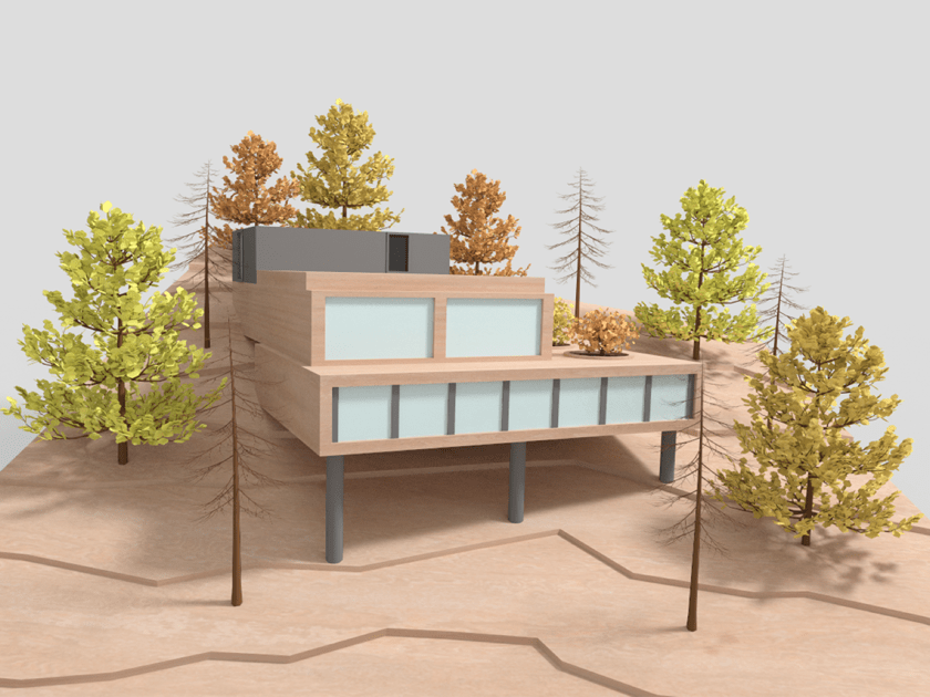Outdoor Architectural Scene 2
