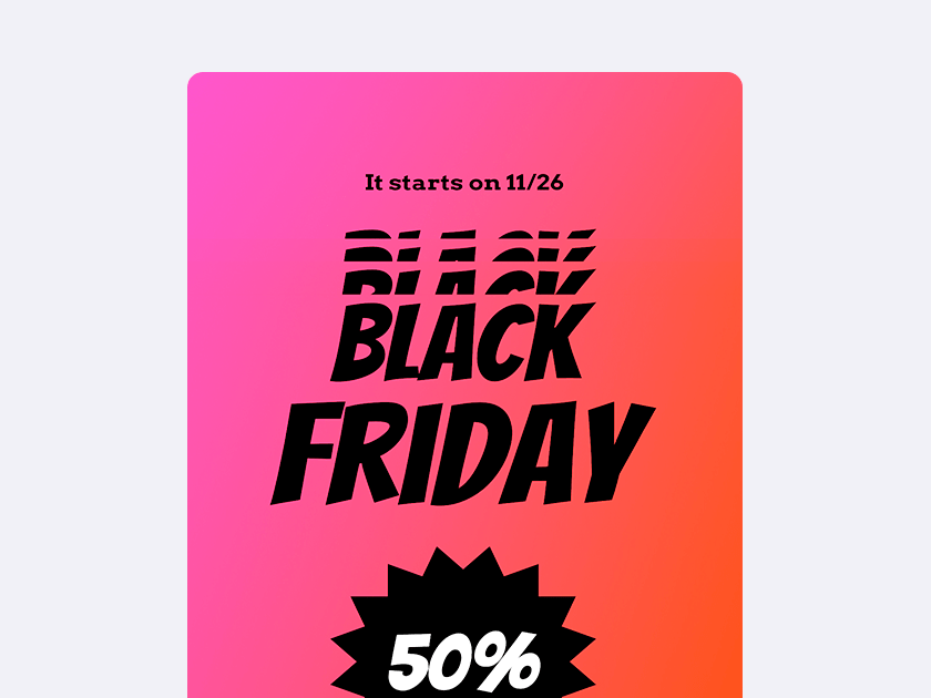Black Friday Gradient