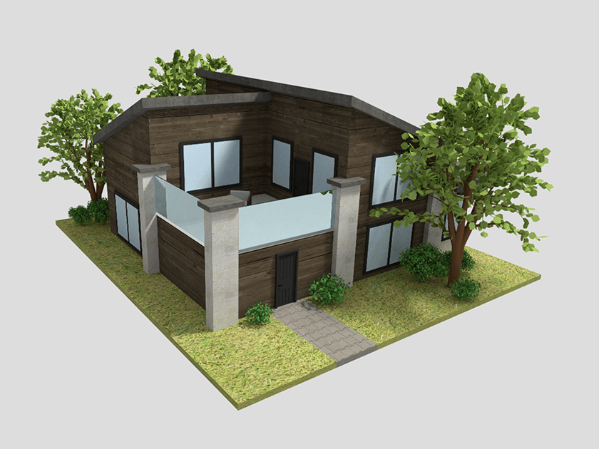 Modern House Scene 6