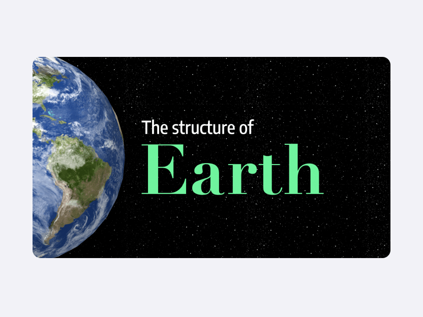 The Structure of Earth