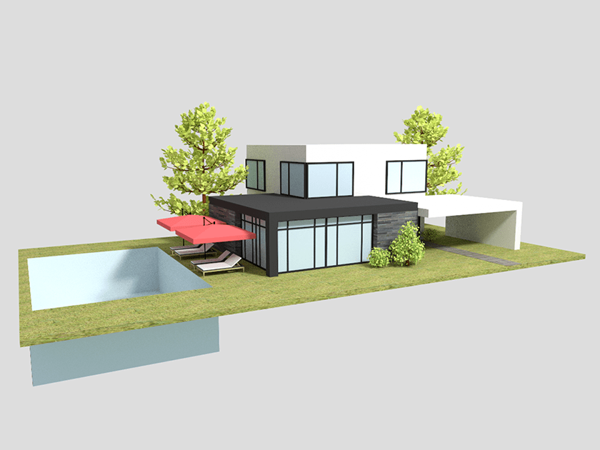 Modern House Scene 2