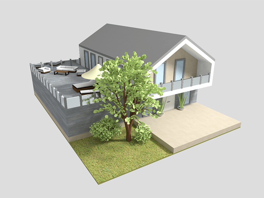 Modern House Scene 3