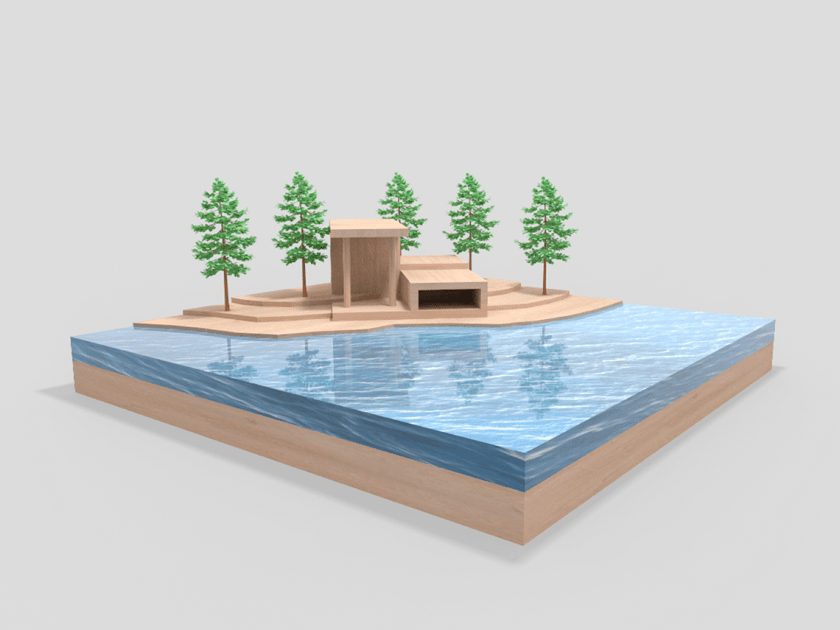 Outdoor Architectural Scene 1