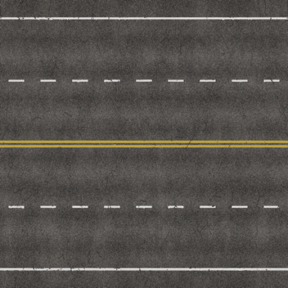 Four Lane Road Clean Crackes 01